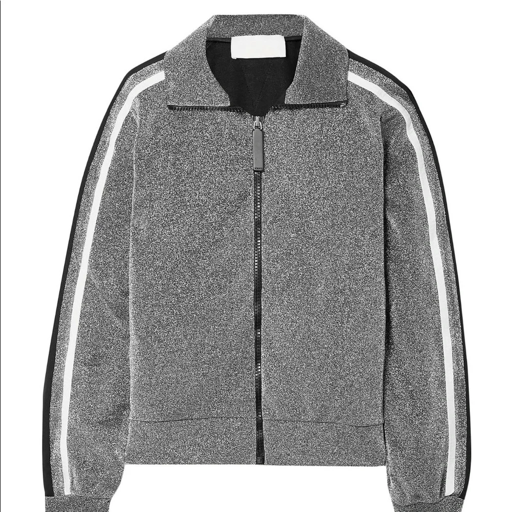 No Ka Oi Designer silver athletic jacket - Picture 1 of 7